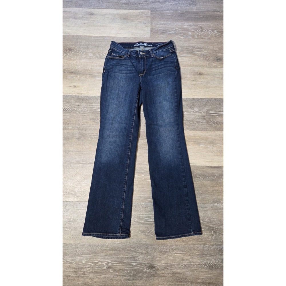 Eddie Bauer Curvy Boot Cut Jeans Women's Size 4 Specially Dyed